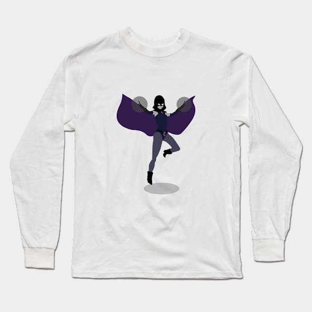 Teen Titans: Raven Long Sleeve T-Shirt by ComicManiac